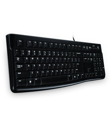 Logitech K120 USB Standard Computer Keyboard-AR