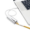 Tripp-Lite USB 3.0 SuperSpeed to Gigabit Ethernet NIC Network Adapter, 10/100/1000, Plug and Play, Aluminum